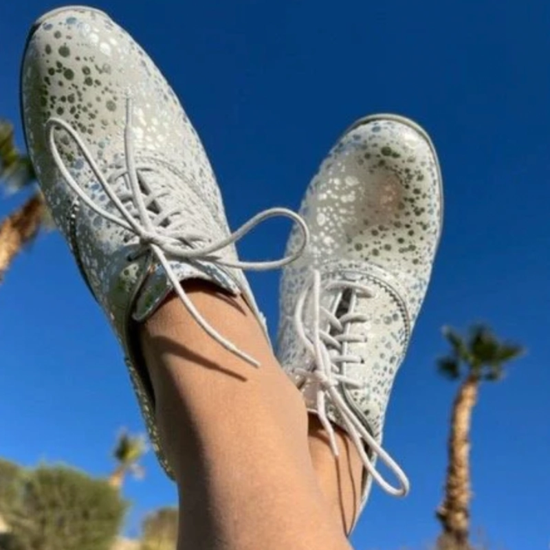 Westees Lizzy Golf Shoe - Silver women's performance golf shoes