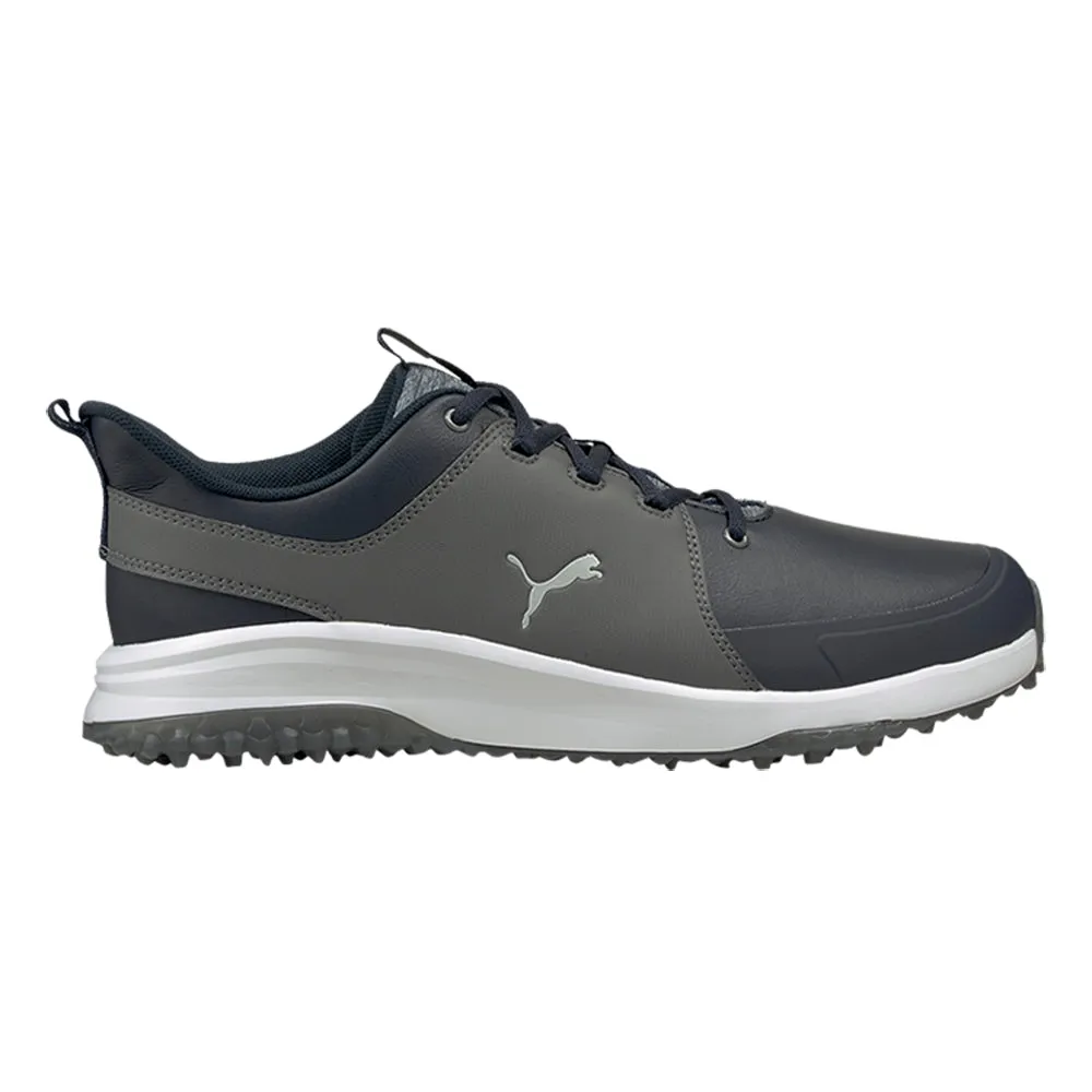 Air Flow Sneakers Wide Toe Shoes PUMA Grip Fusion Pro 3.0 Spikeless Golf Shoes Navy Blazer/Silver/Quiet Shade - 21 Men Casual Foam Sneakers