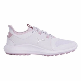 Trail Running Shoes Wide Toe Shoes New Women's Puma Ignite Fasten8 Golf Shoe - White/Silver/Pink MSP$100 Everyday Shoes Wide Toe Box Shoes