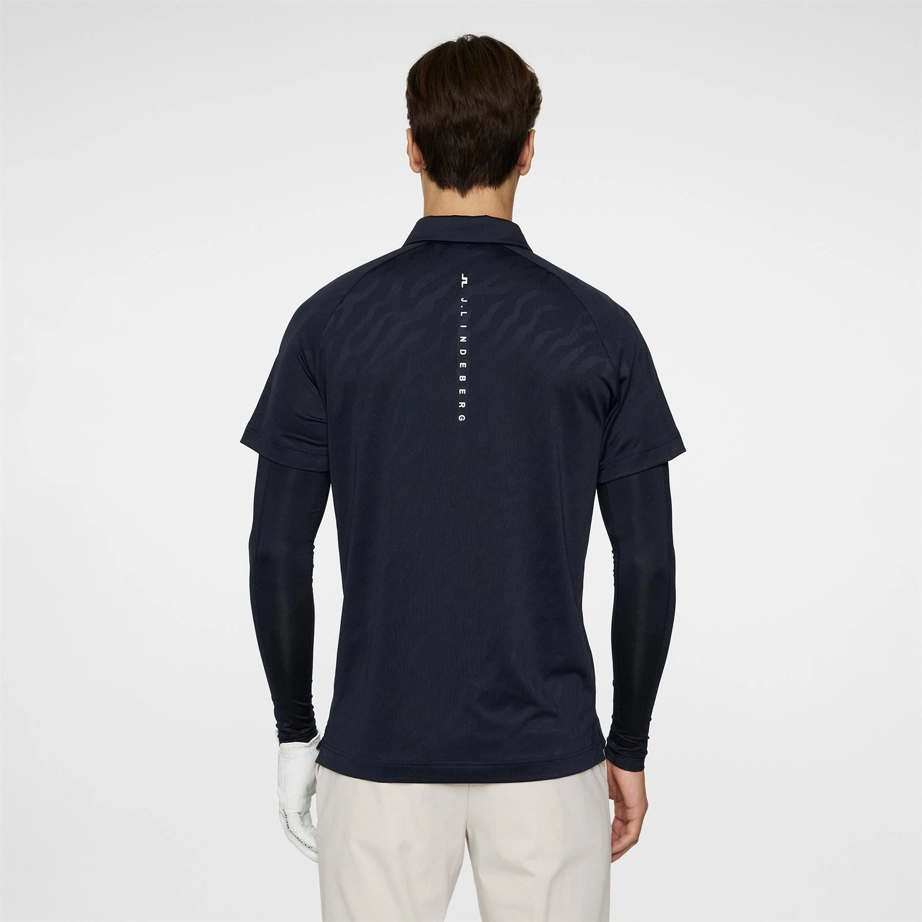 Wilhelm Regular Fit Polo JL Navy J.Lindeberg Golfwear for Men