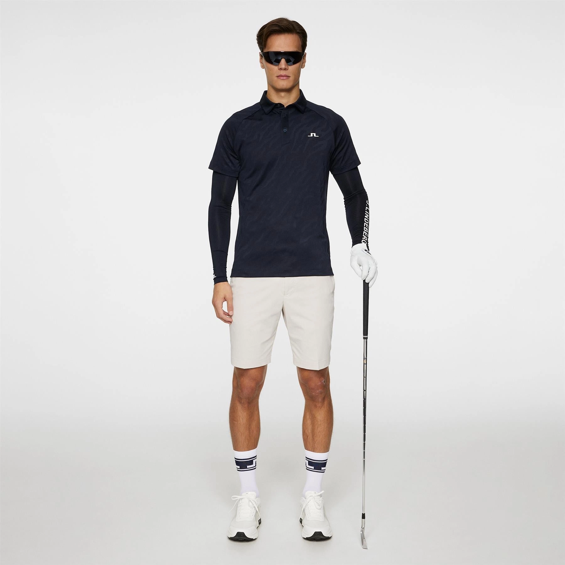 Wilhelm Regular Fit Polo JL Navy J.Lindeberg Golfwear for Men