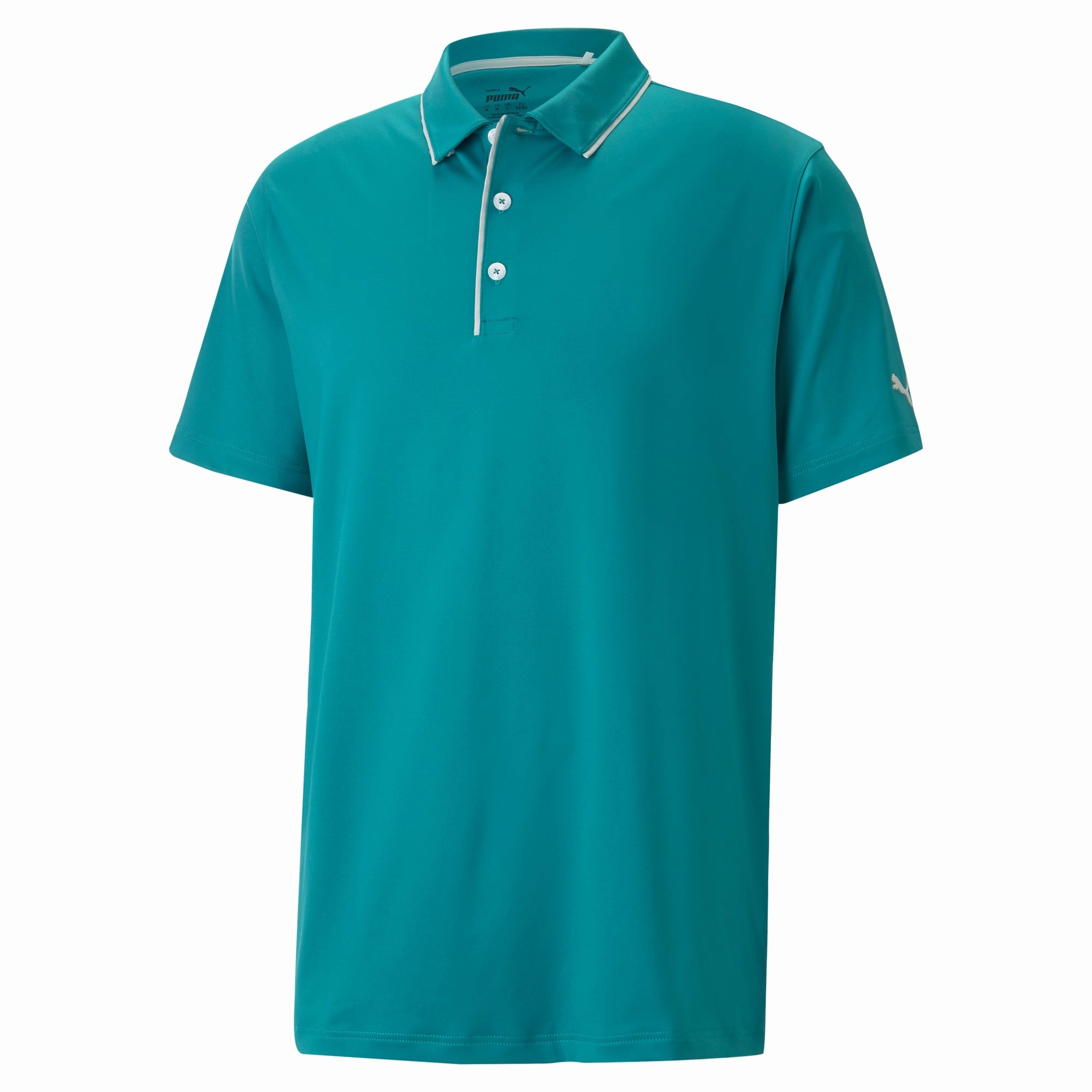Puma Men's MATTR Bridges (LS) Golf Polo women's v-neck top, women's tennis outfit, men's athletic pants