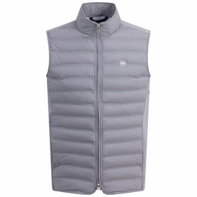 Winsome Hybrid Gilet Oslo Grey Peter Millar clothing for men