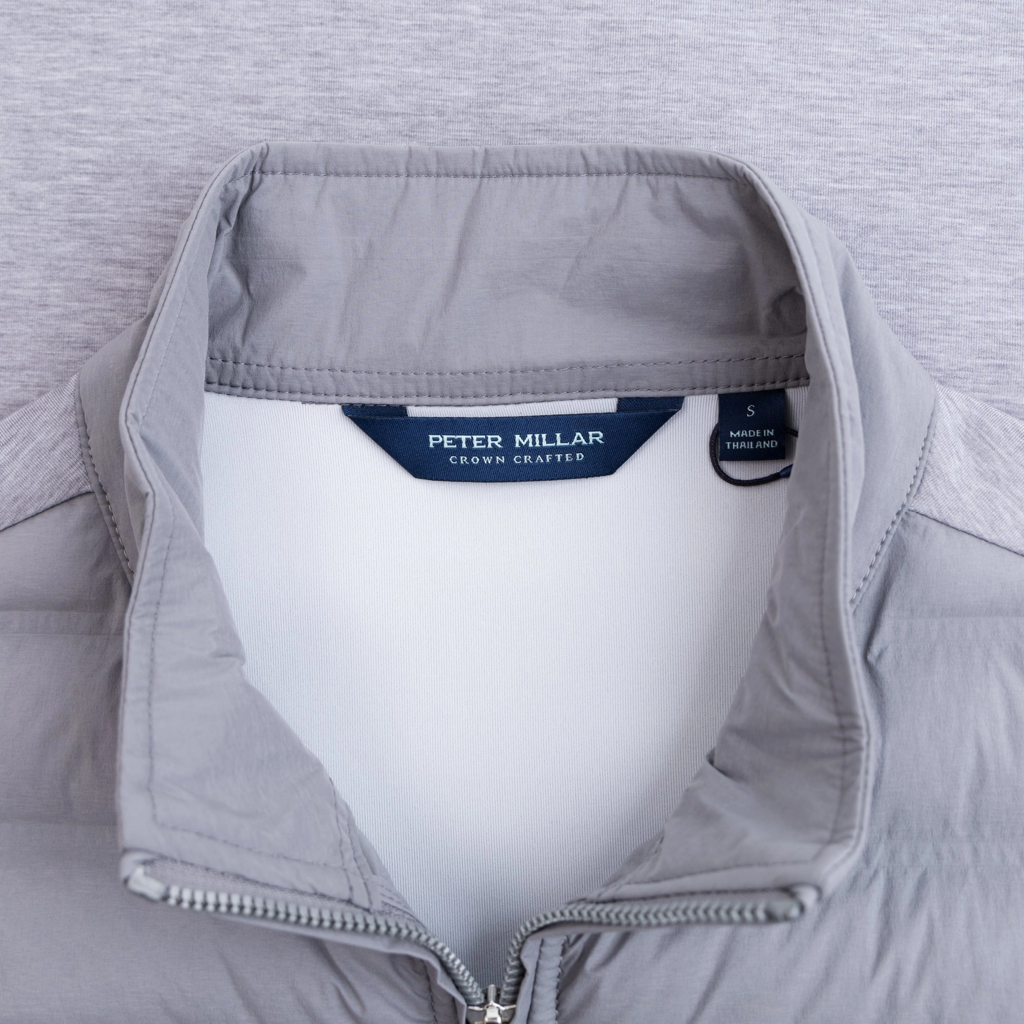 Winsome Hybrid Gilet Oslo Grey Peter Millar Menswear Collection