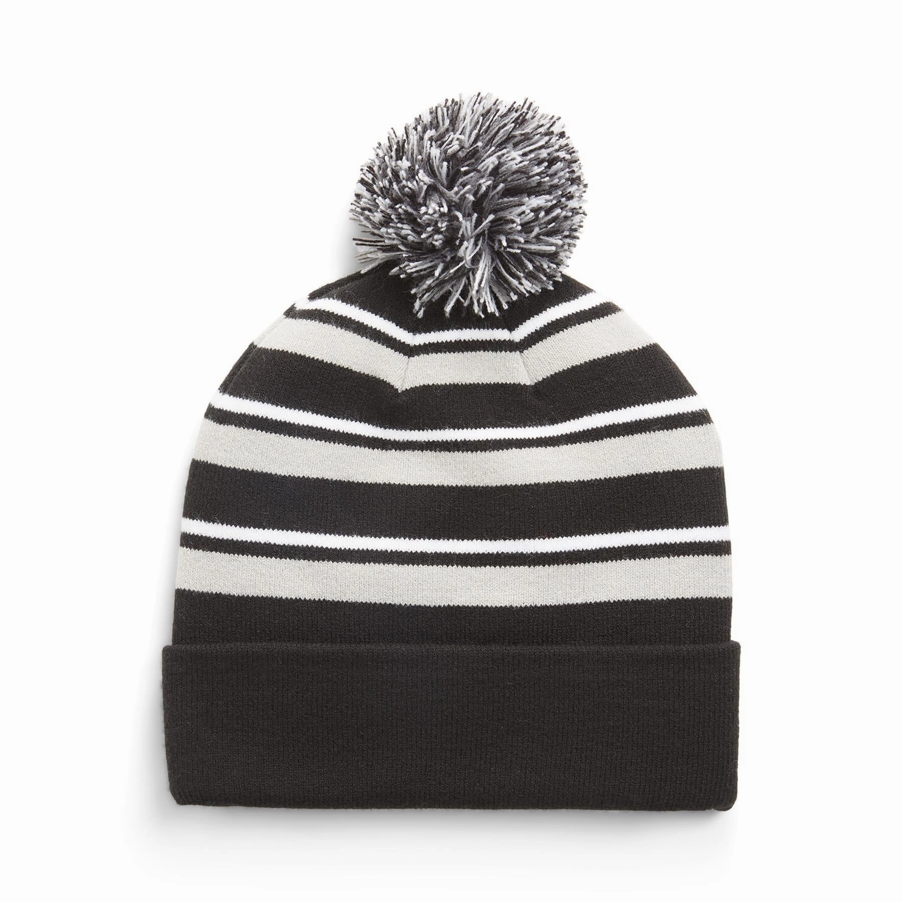 WRMLBL Stripe Pom Beanie Grey/Black Puma Men's Sportswear