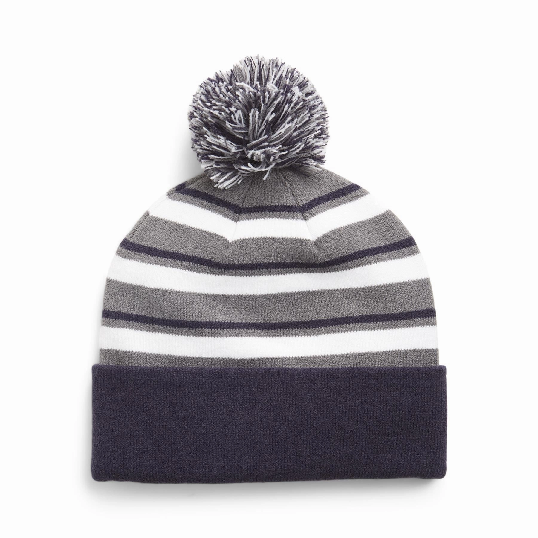 WRMLBL Stripe Pom Beanie Navy Blazer/Slate Sky Puma Men's Sportswear
