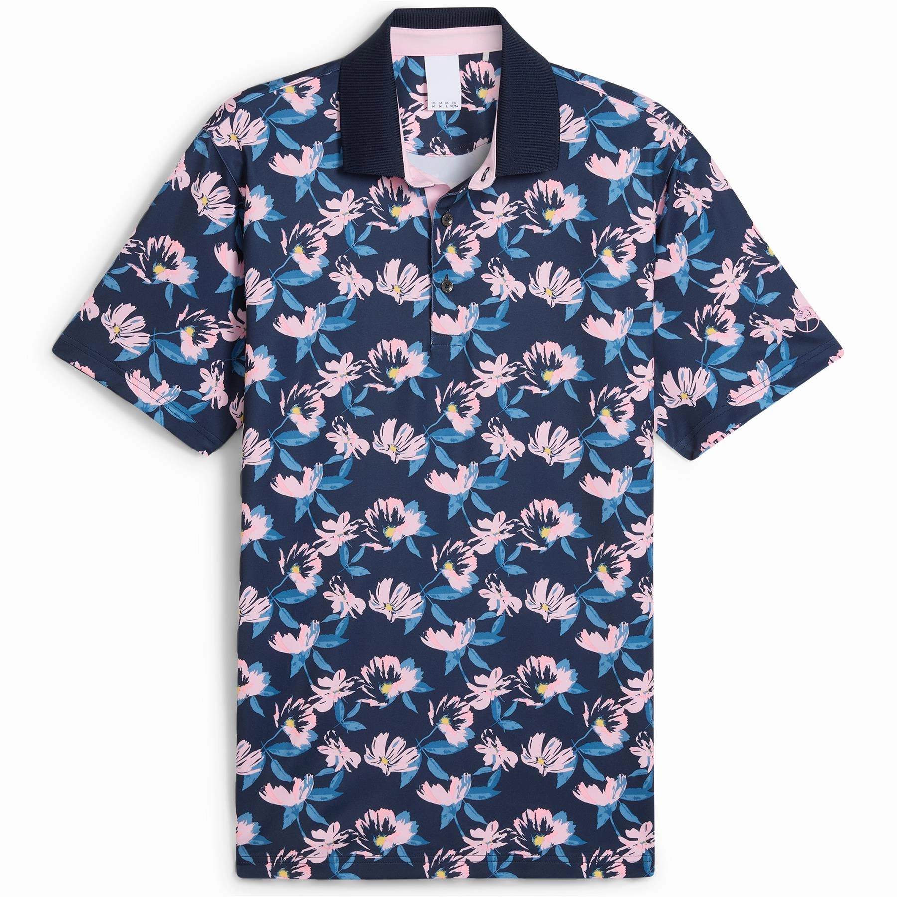 x AP Spring Florals Polo Deep Navy/Pale Pink Puma Men's Sportswear