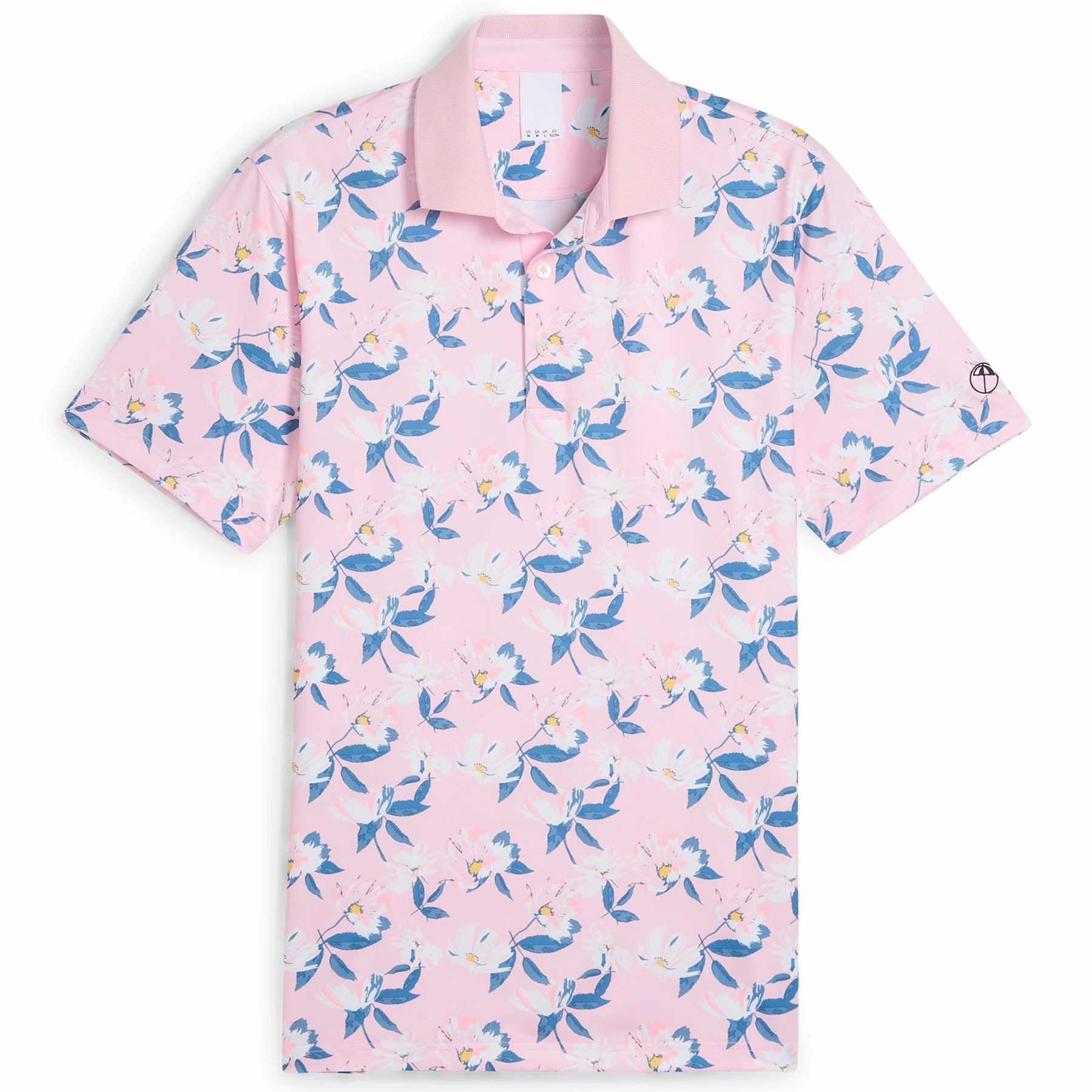 x AP Spring Florals Polo Pale Pink Puma Men's Sportswear