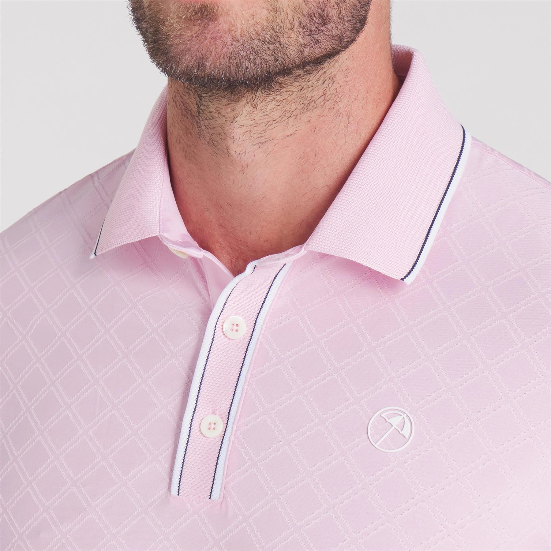 x AP Tipped Jacquard Polo Pale Pink Puma Men's Sportswear
