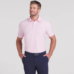 x AP Tipped Jacquard Polo Pale Pink Puma men's athletic clothing