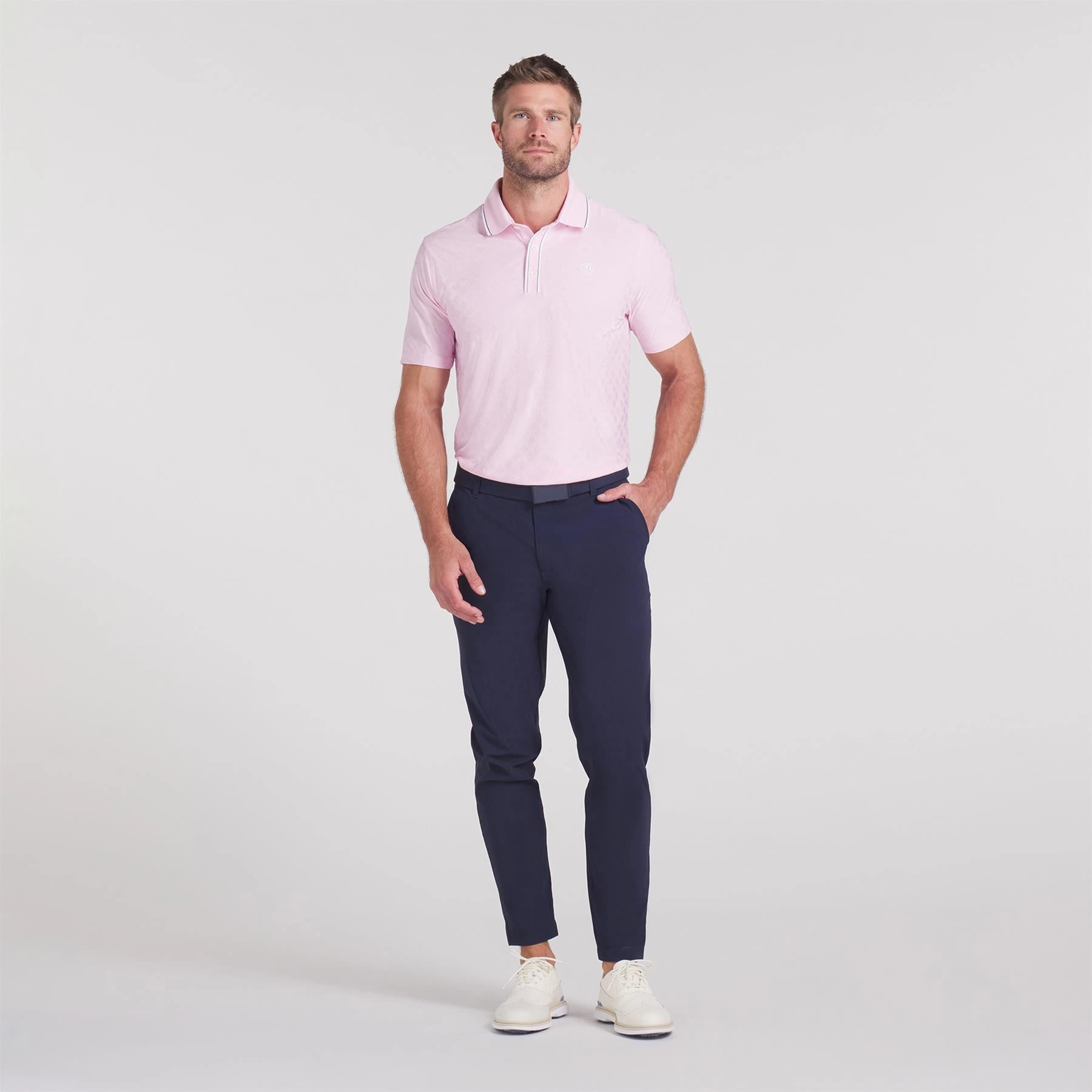 x AP Tipped Jacquard Polo Pale Pink Puma Men's Sportswear