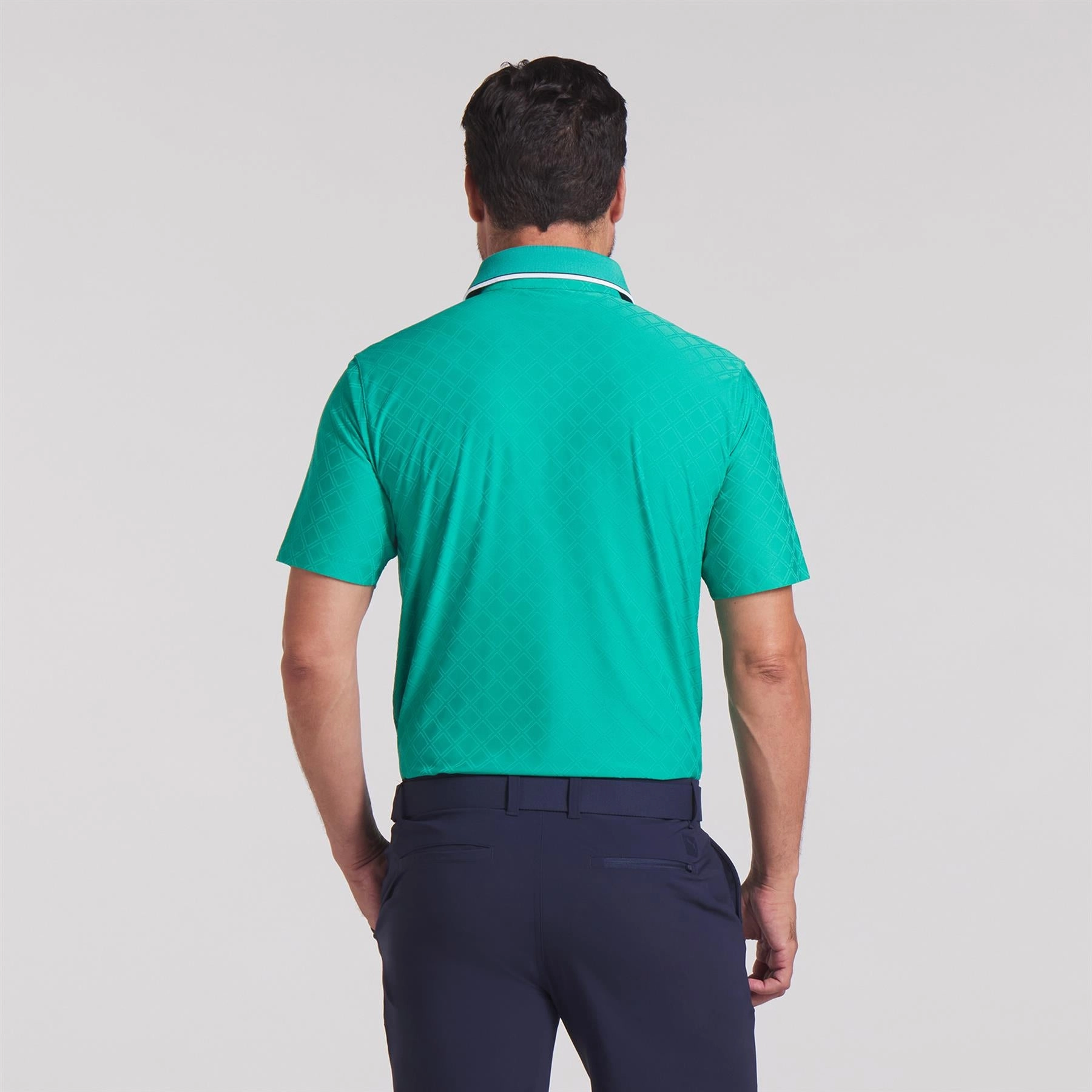 x AP Tipped Jacquard Polo Sparkling Green Puma Men's Sportswear