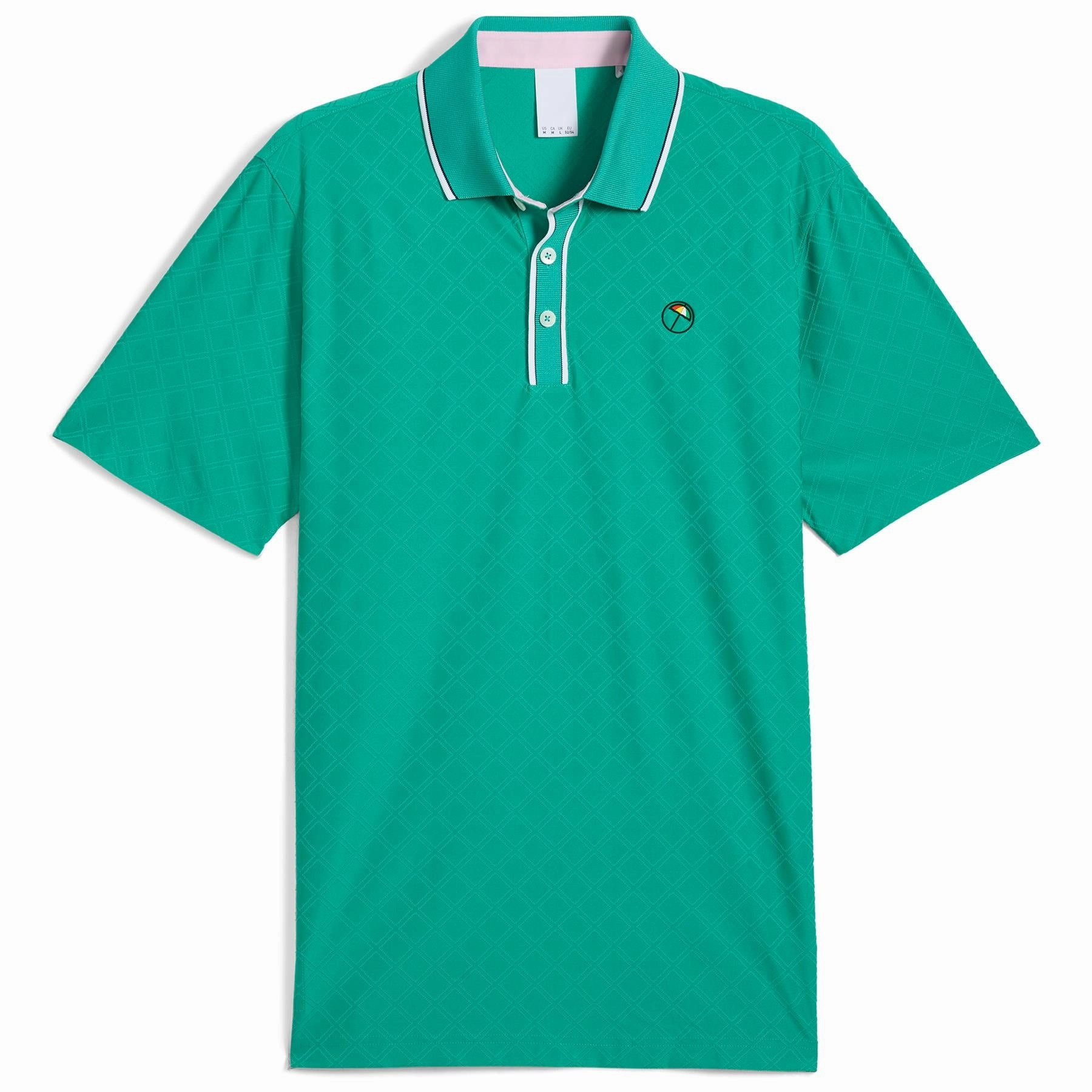 x AP Tipped Jacquard Polo Sparkling Green Puma Men's Sportswear