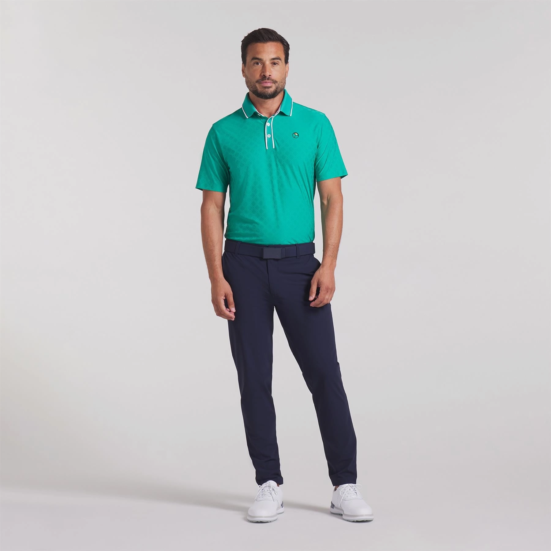 x AP Tipped Jacquard Polo Sparkling Green Puma Men's Sportswear