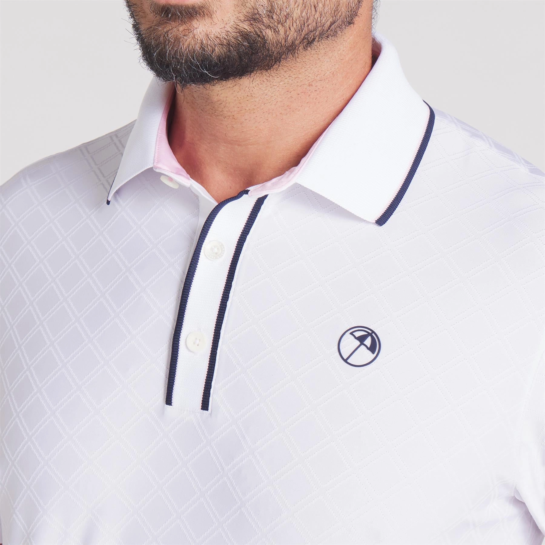 x AP Tipped Jacquard Polo White Glow Puma Men's Sportswear