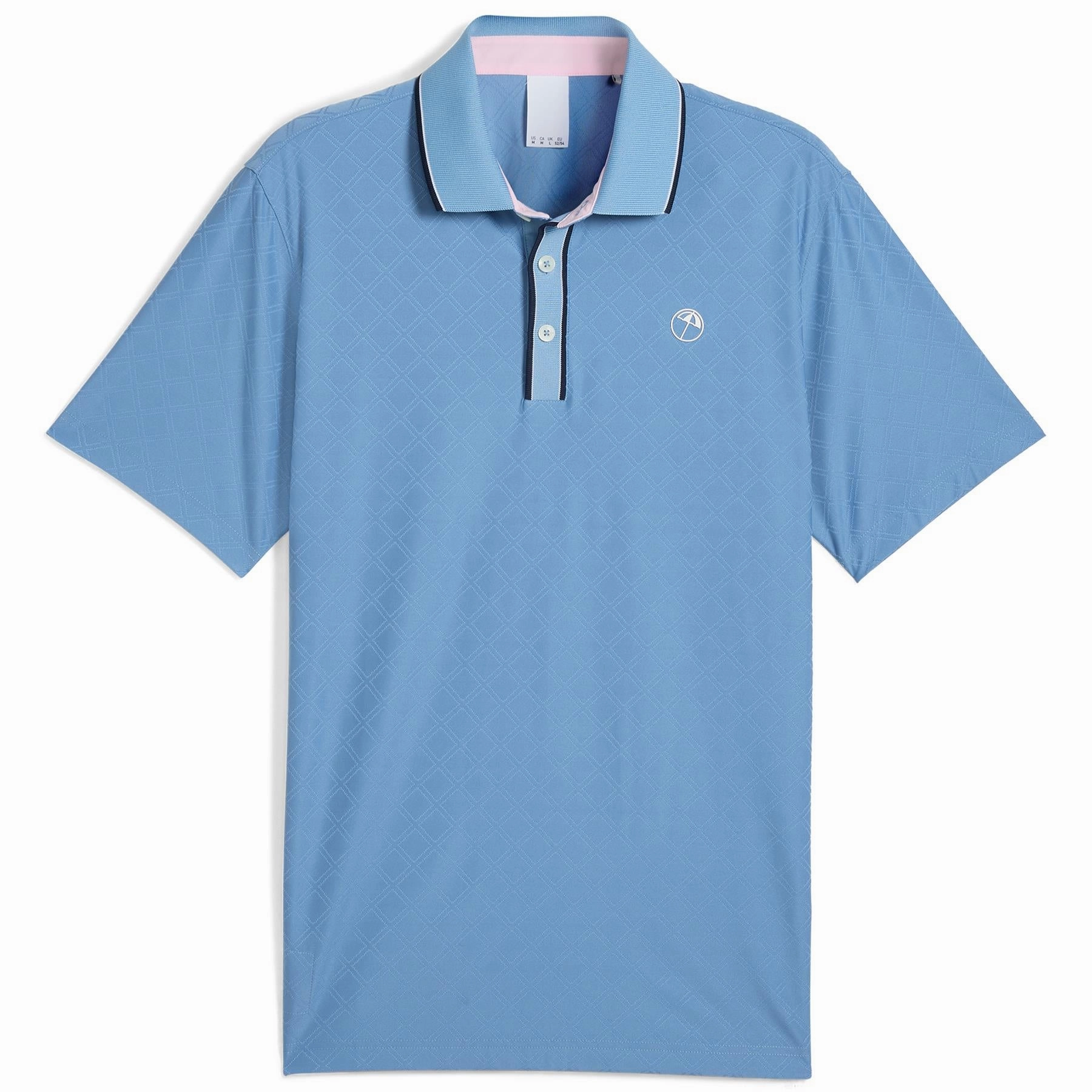 x AP Tipped Jacquard Polo Zen Blue Puma Men's Sportswear