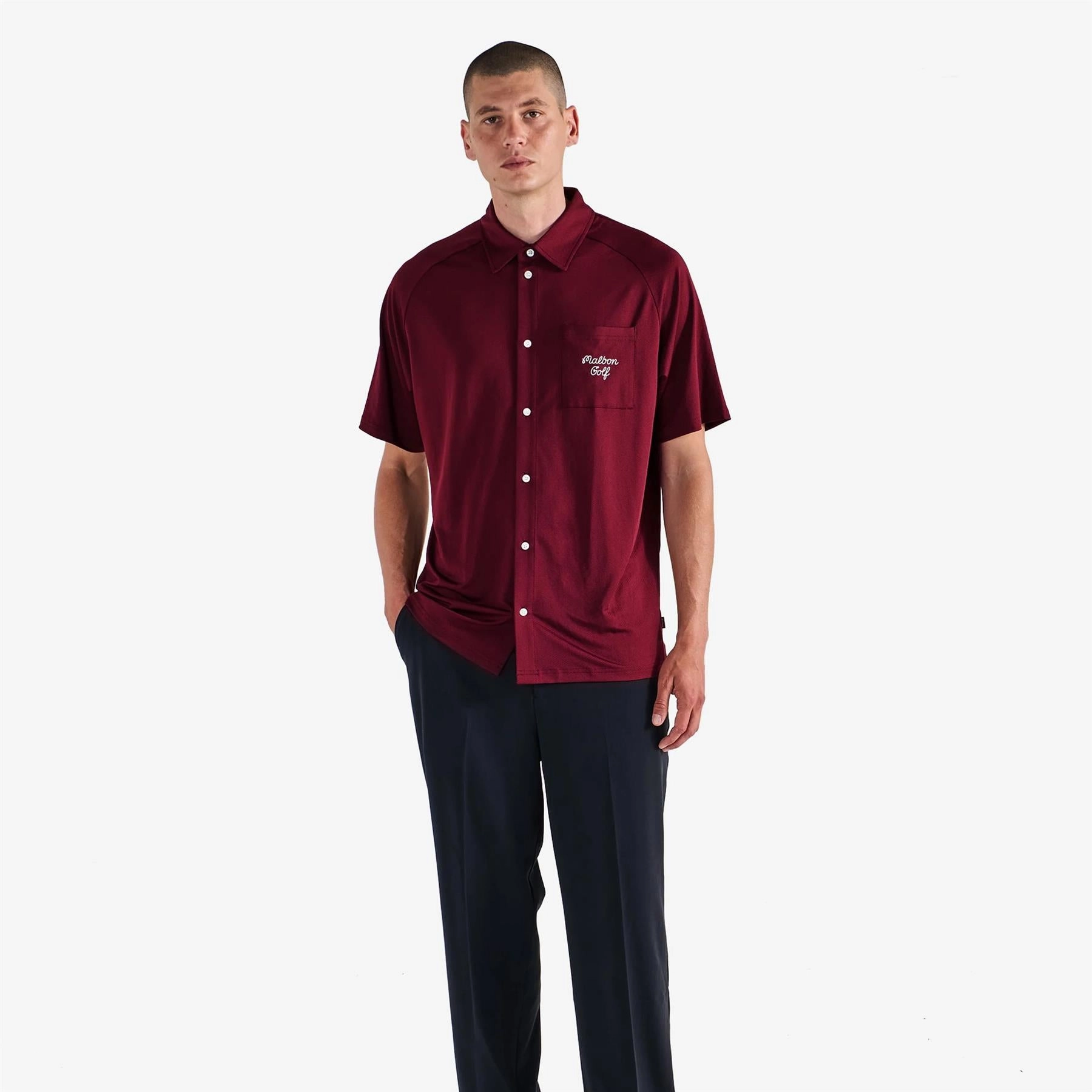 x Jesper Parnevik Osprey Polo Cardinal Malbon Men's Golf Lifestyle Wear