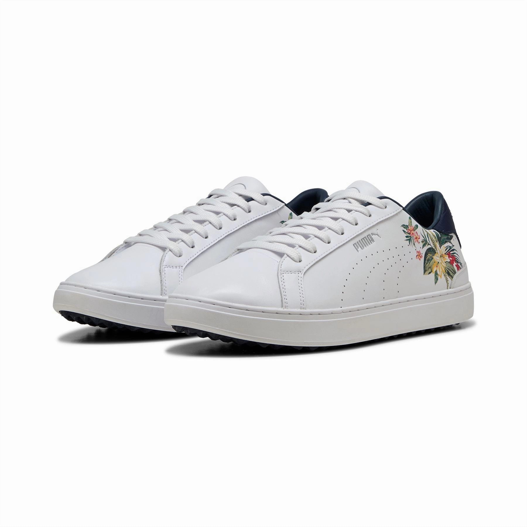 x PTC Clyde Golf Shoes Puma White/Deep Navy/Red Fire Puma Men's Sportswear