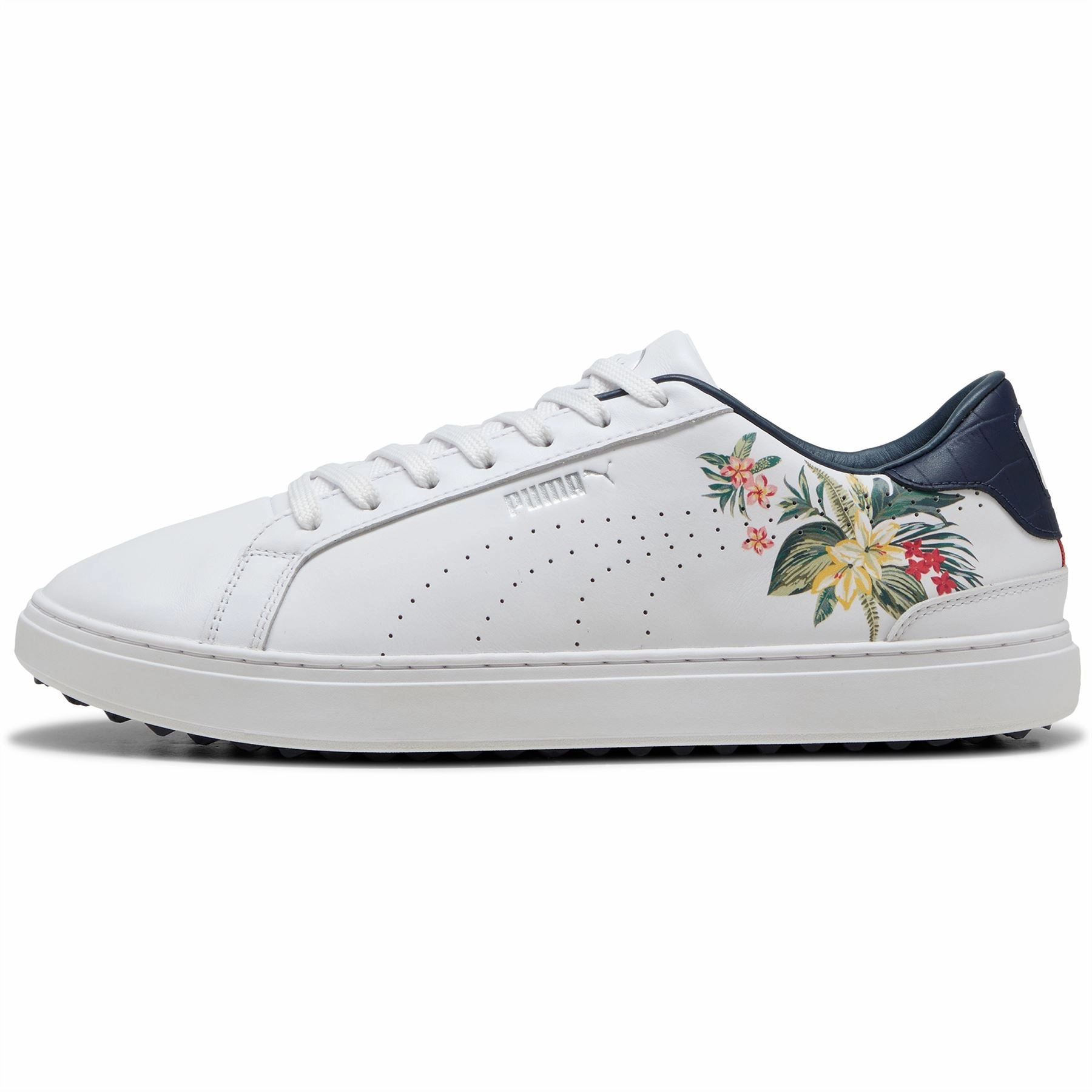 x PTC Clyde Golf Shoes Puma White/Deep Navy/Red Fire Puma Men's Sportswear