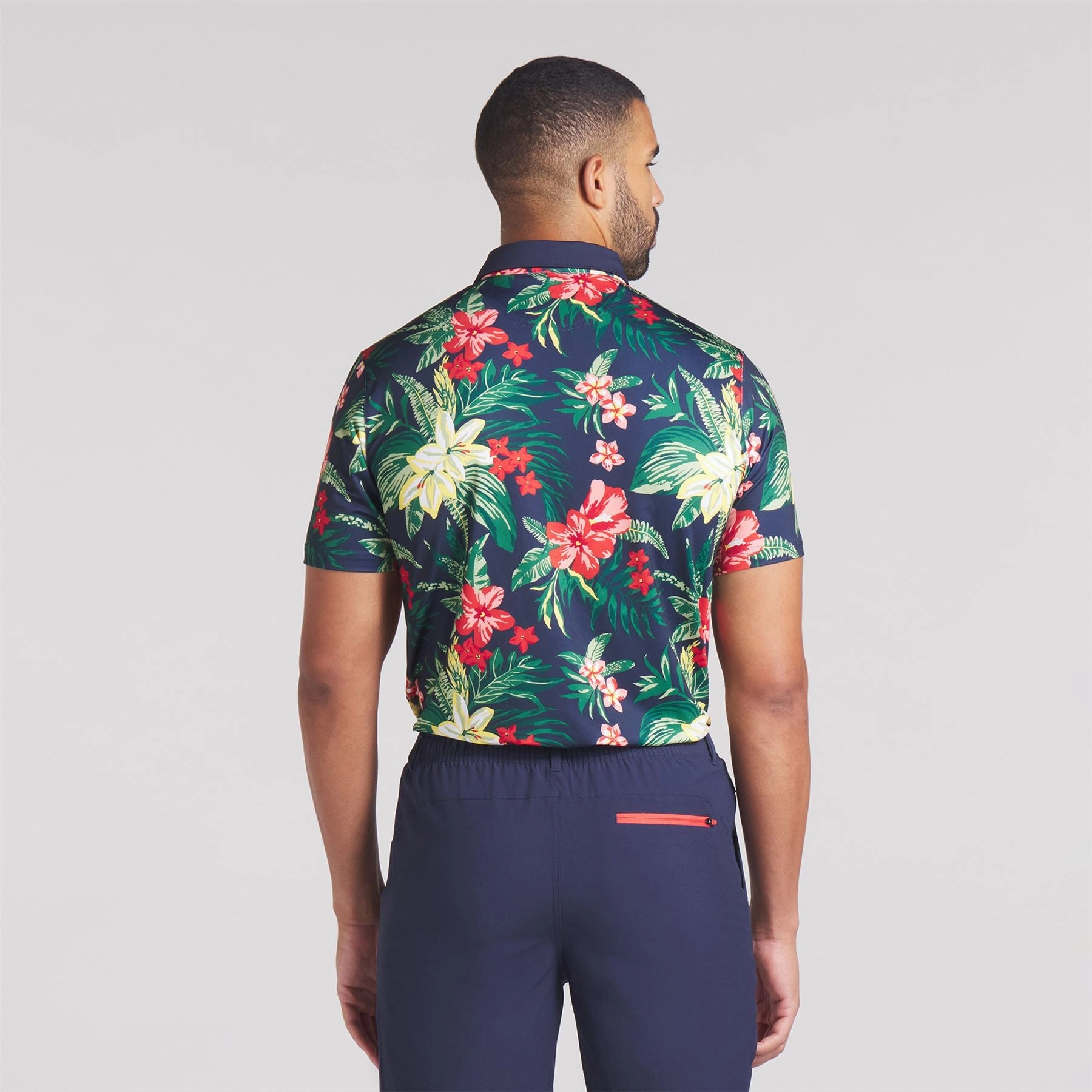 x PTC Floral Polo Deep Navy Puma Men's Sportswear