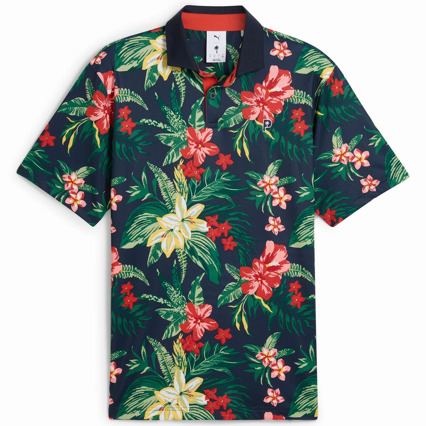 x PTC Floral Polo Deep Navy Puma Men's Sportswear