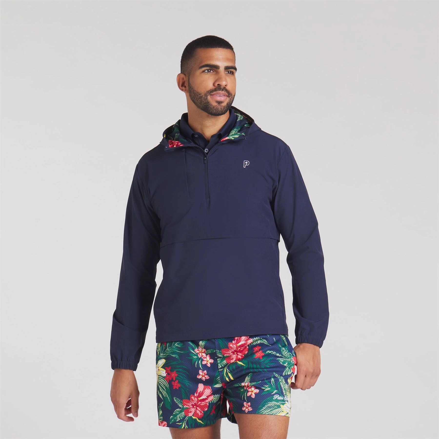 x PTC Ripguard Anorak Deep Navy Puma men's athletic clothing