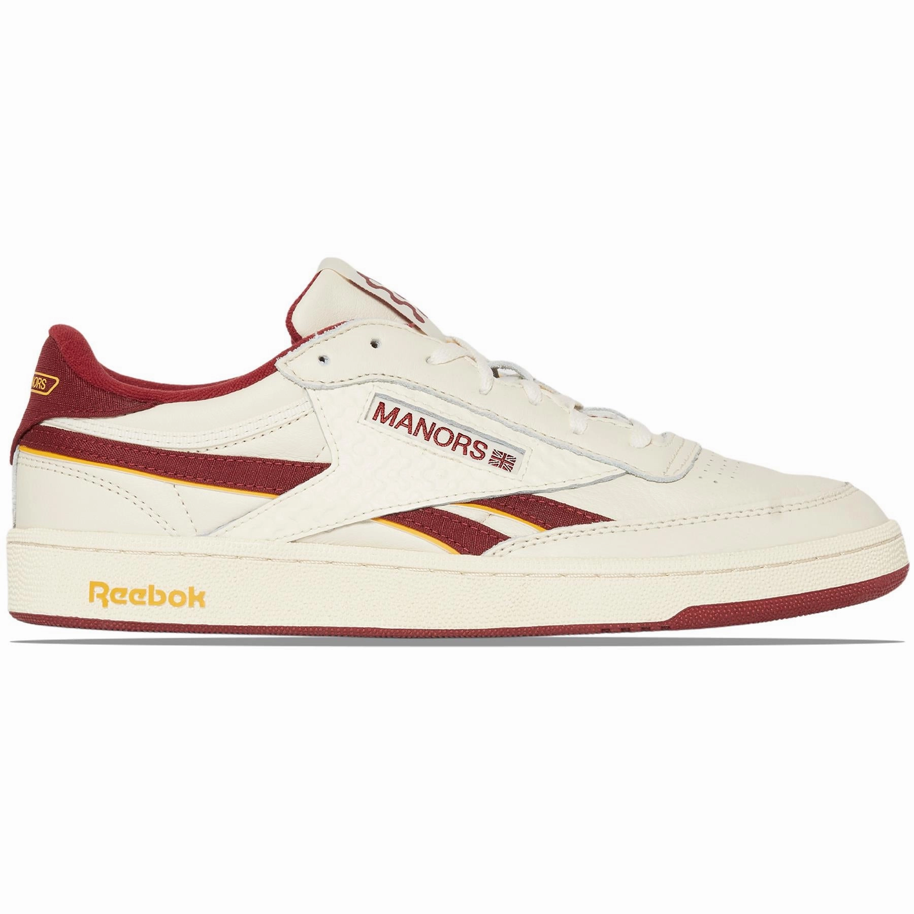 x Reebok Club C Golf Shoes White/Revenge Red Manors mens classic apparel