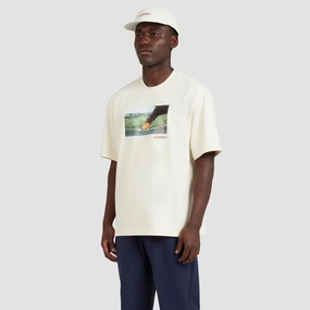 x Reebok I'll Walk T-Shirt Chalk Manors mens classic apparel