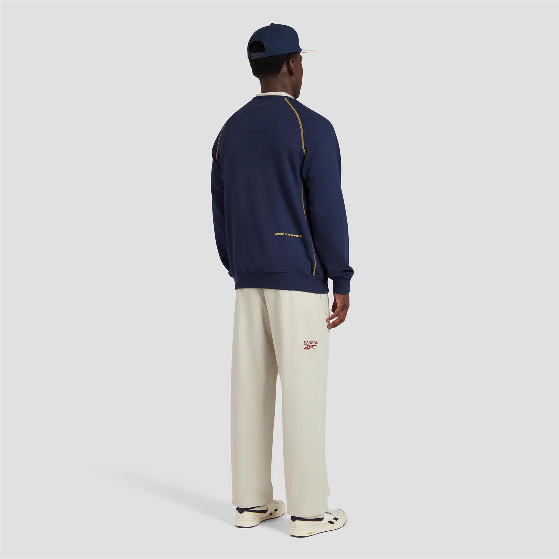 x Reebok Organic Course Pullover Atlantic Blue Manors Men's Classic Apparel