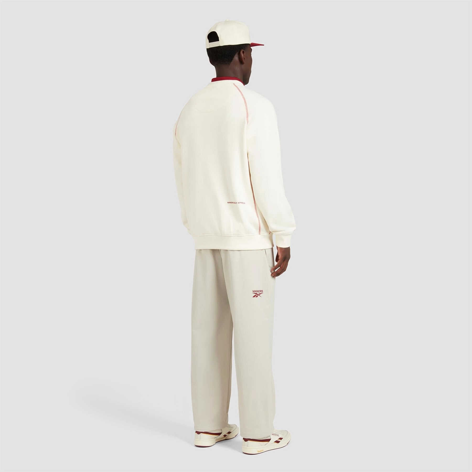 x Reebok Organic Course Pullover Chalk Manors Men's Classic Apparel