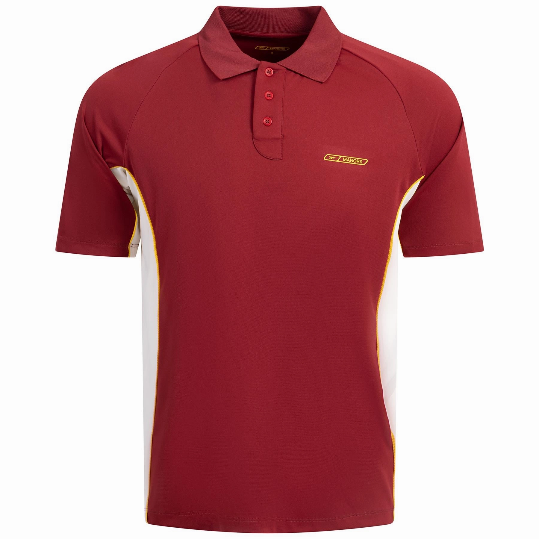 x Reebok Performance Polo Burgundy Manors Men's Classic Apparel