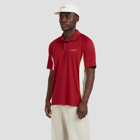 x Reebok Performance Polo Burgundy Manors mens classic apparel