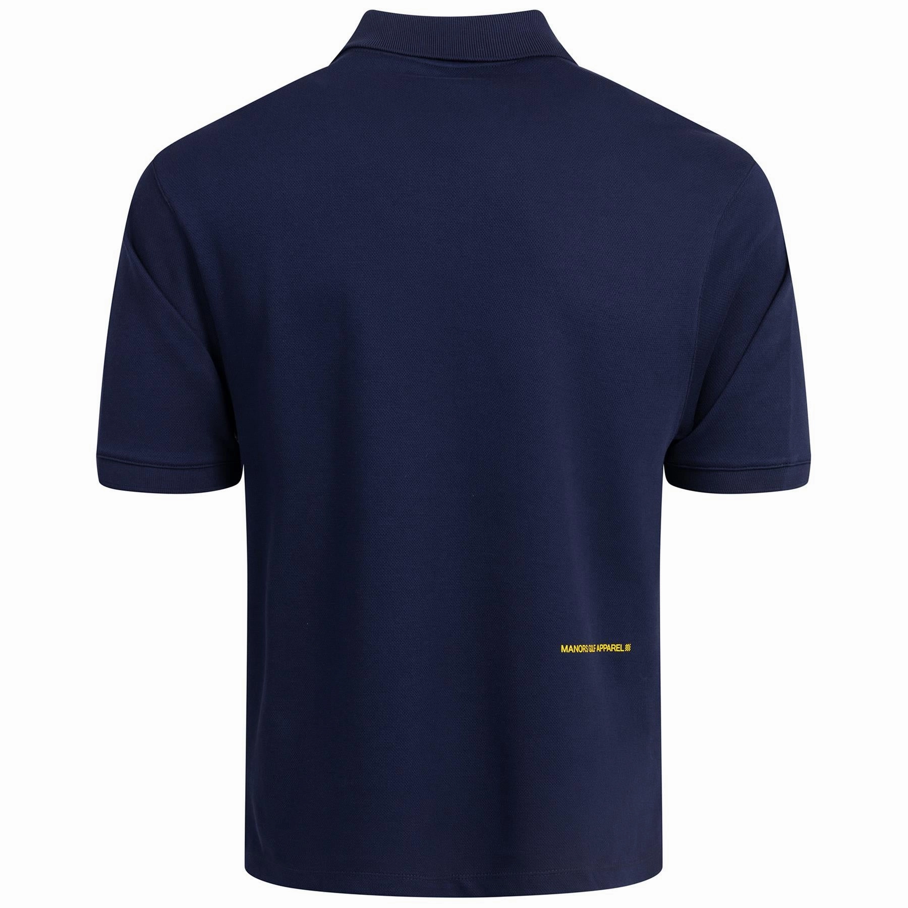 x Reebok Pique Polo Atlantic Blue Manors Men's Classic Apparel