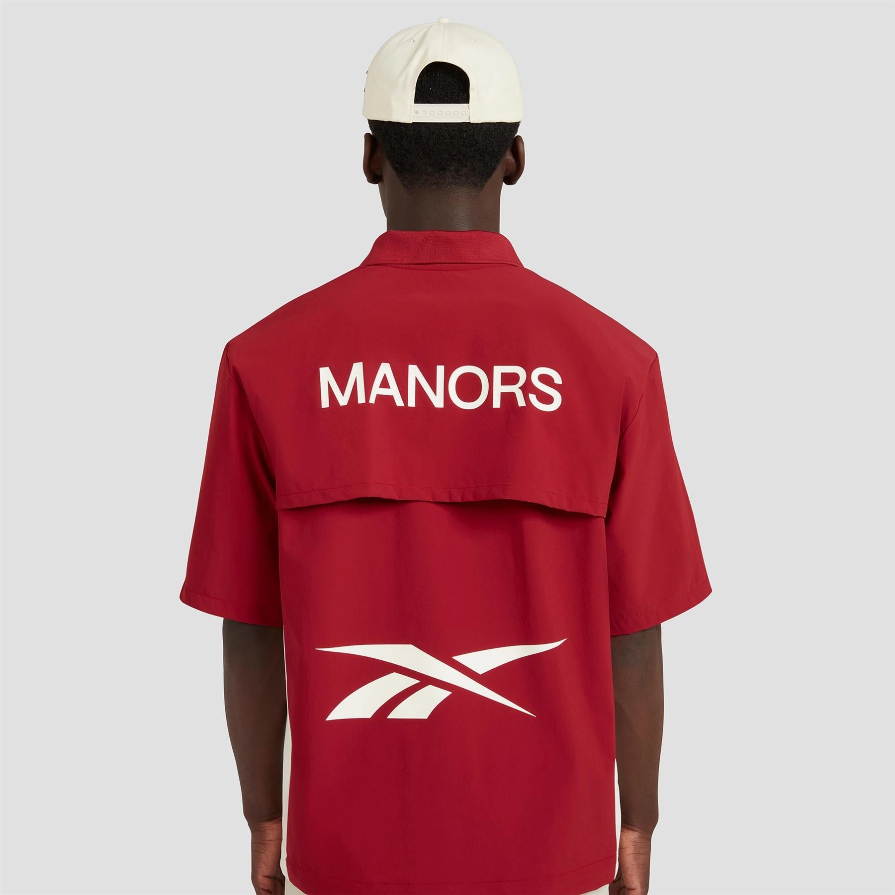 x Reebok Shooter SS Shirt Burgundy Manors Men's Classic Apparel