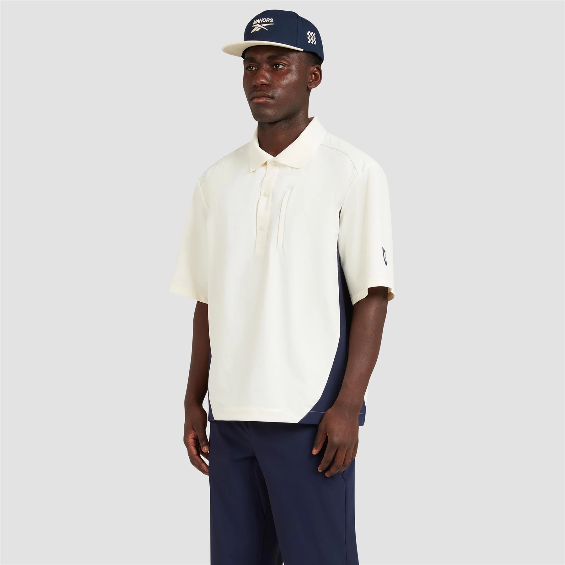 x Reebok Shooter SS Shirt Chalk Manors mens classic apparel