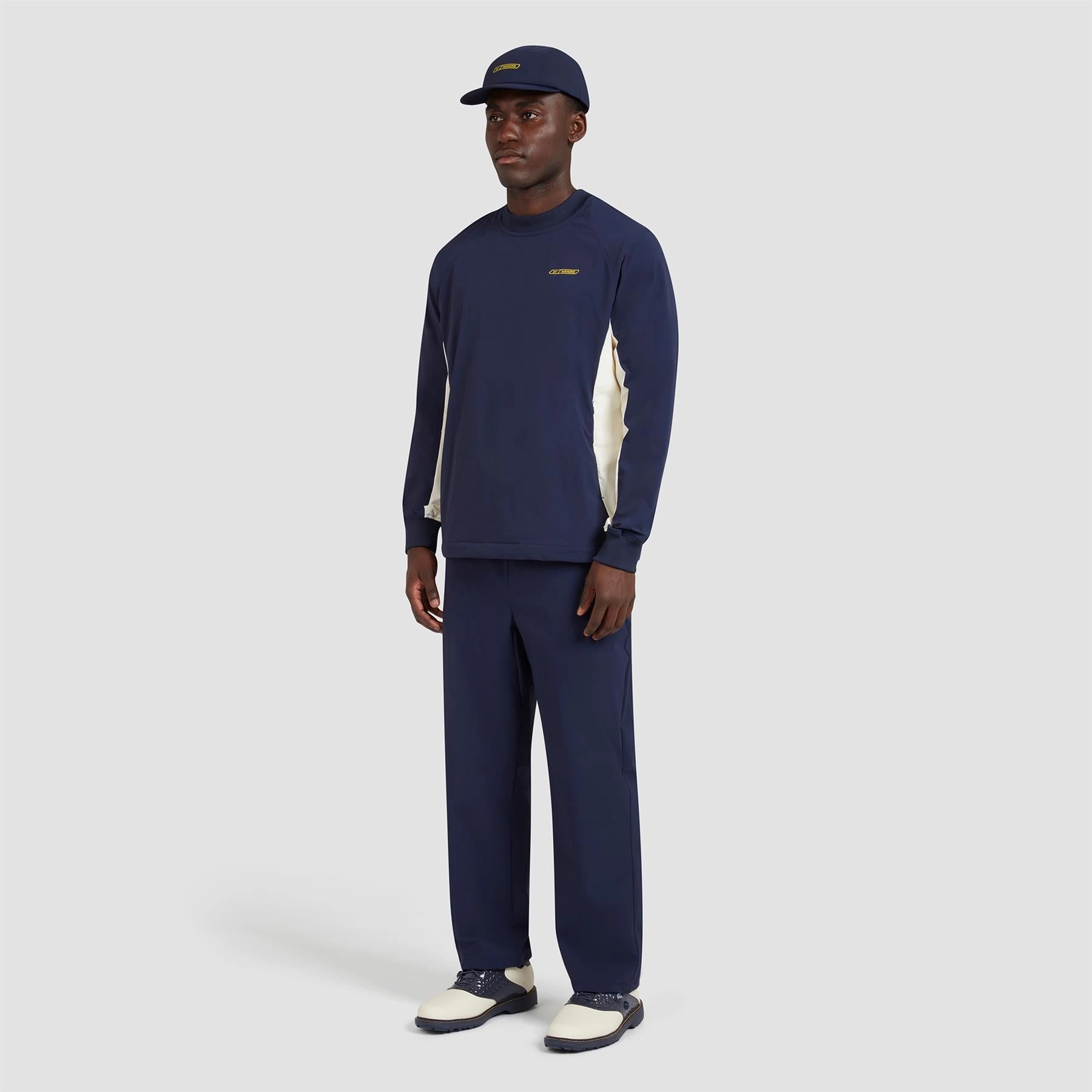 x Reebok Straight Leg Trousers Atlantic Blue Manors Men's Classic Apparel
