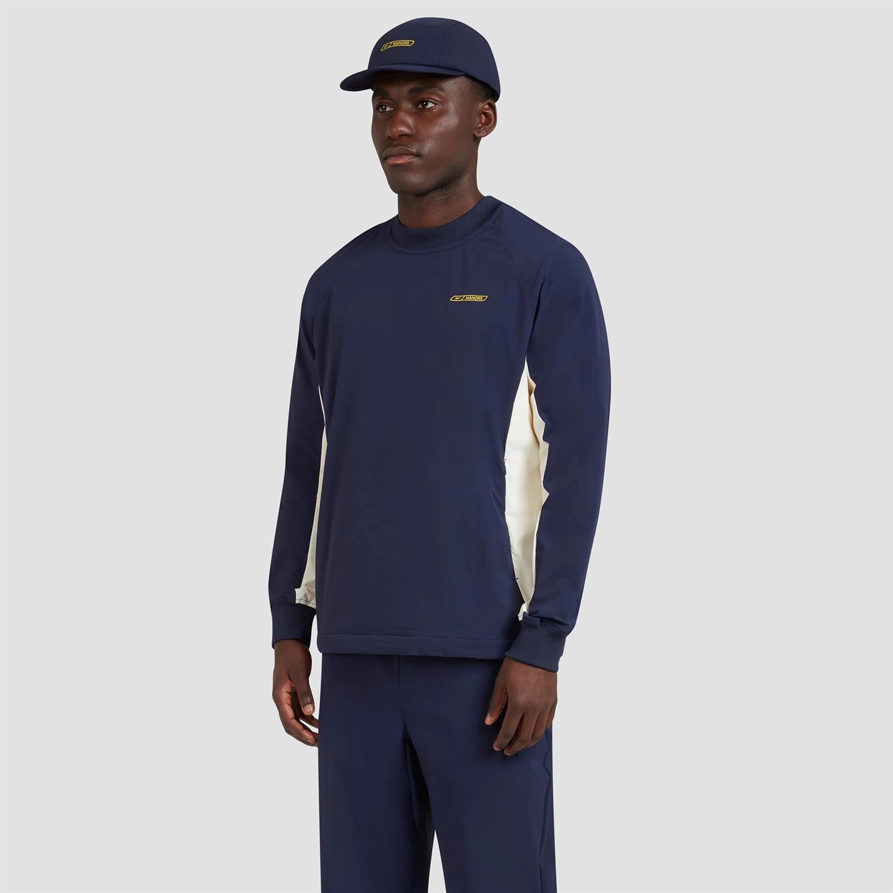 x Reebok Windbreaker Atlantic Blue Manors mens classic apparel