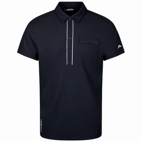 x TRENDYGOLF Lincoln II Polo JL Navy Premium J.Lindeberg menswear