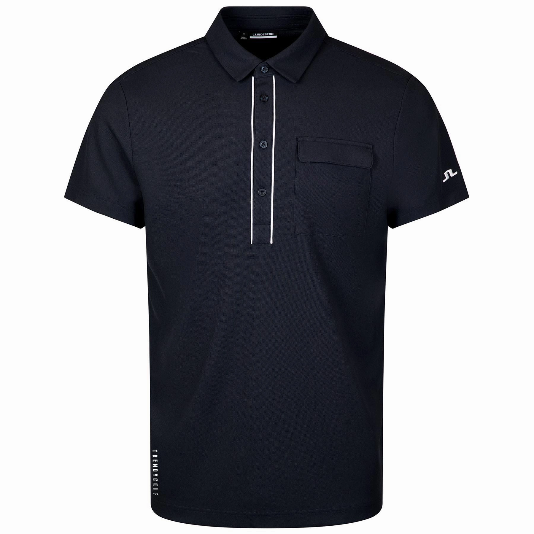 x TRENDYGOLF Lincoln II Polo JL Navy Premium J.Lindeberg menswear