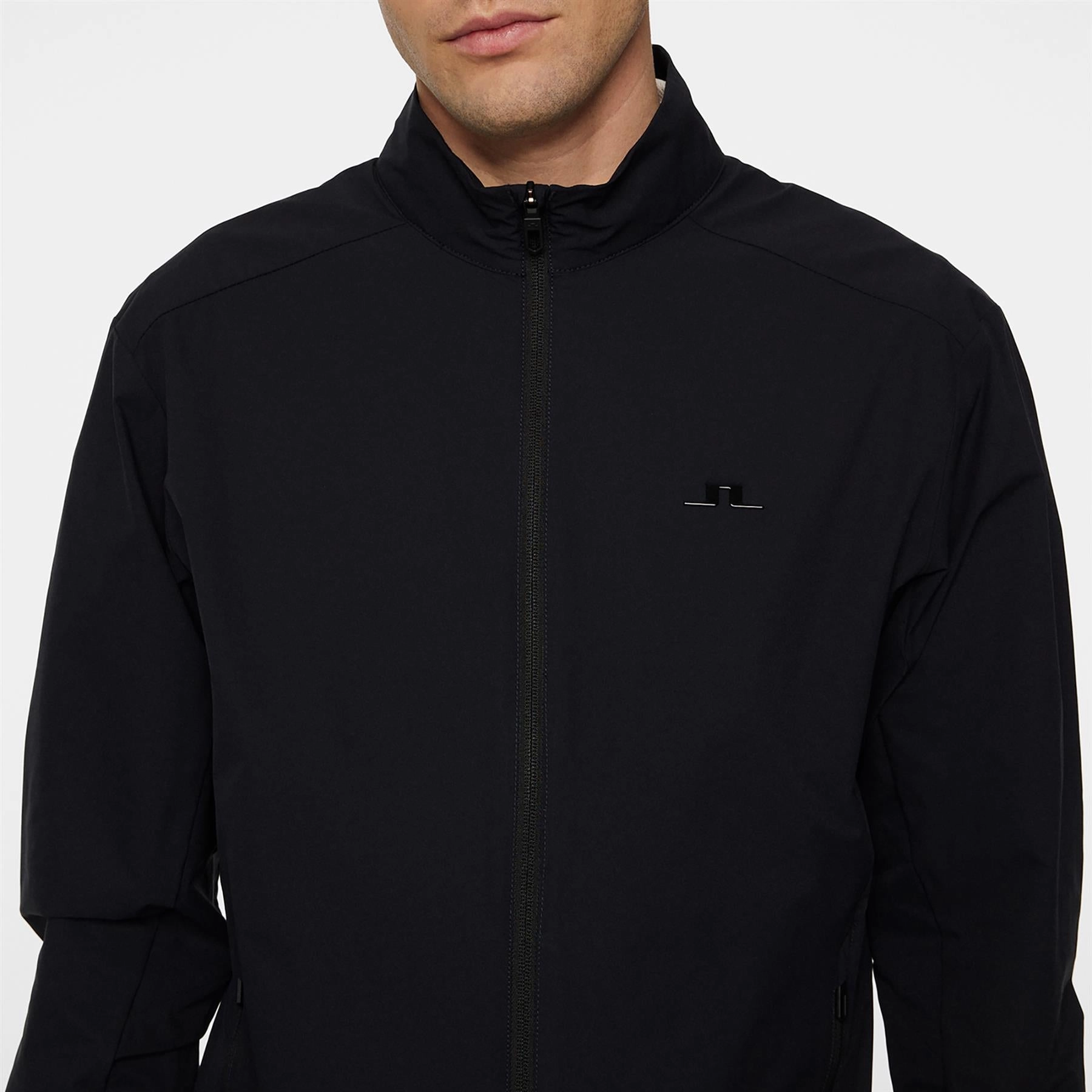 Zane Motion Pro Shell Jacket Black J.Lindeberg Golfwear for Men
