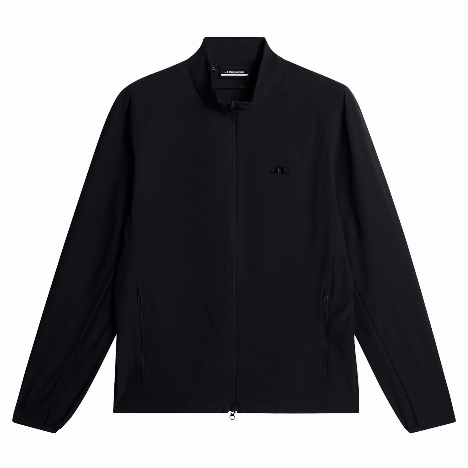 Zane Motion Pro Shell Jacket Black J.Lindeberg Golfwear for Men