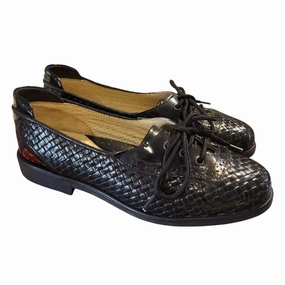 Zero Pressure Aerogreen Black Woven Golf Shoes Size 6 MSP$279 Ride Smooth Arch Support Shoes
