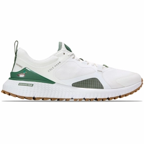 ZEROGRAND Overtake II Golf Shoes Optic White/Myrtle/Gum Cole Haan classic dress shoes for men