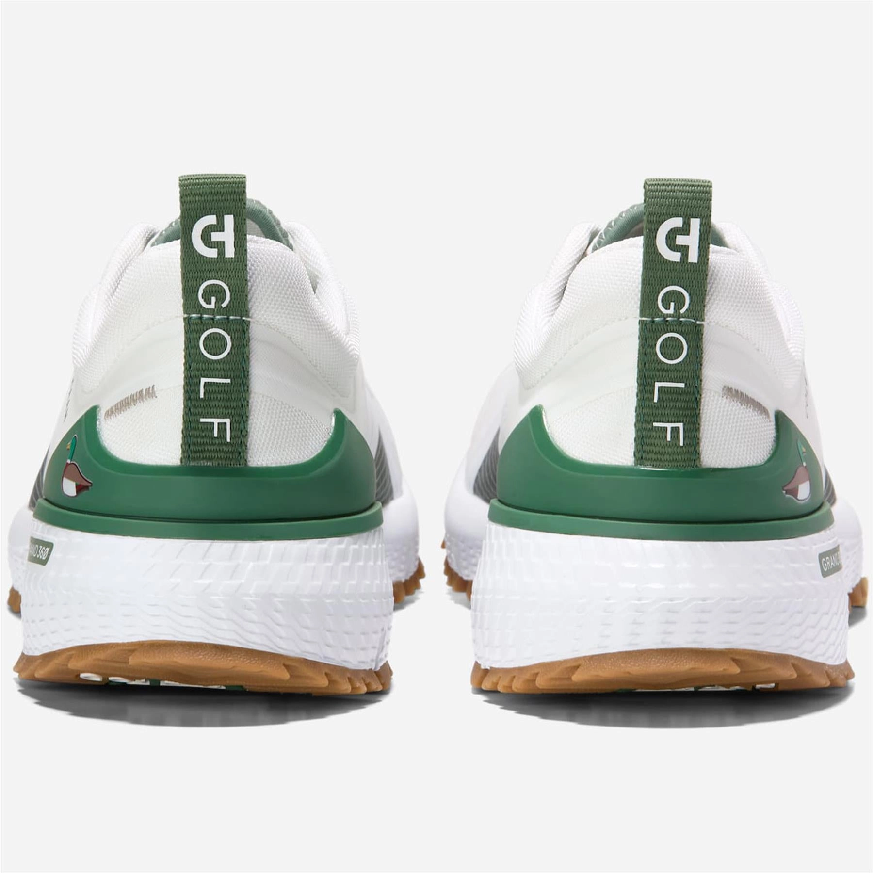 ZEROGRAND Overtake II Golf Shoes Optic White/Myrtle/Gum Cole Haan Men's Dress Shoes