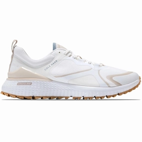 ZEROGRAND Overtake II Golf Shoes White/Ancient Scroll/Provincial Blue/Gum Cole Haan classic dress shoes for men