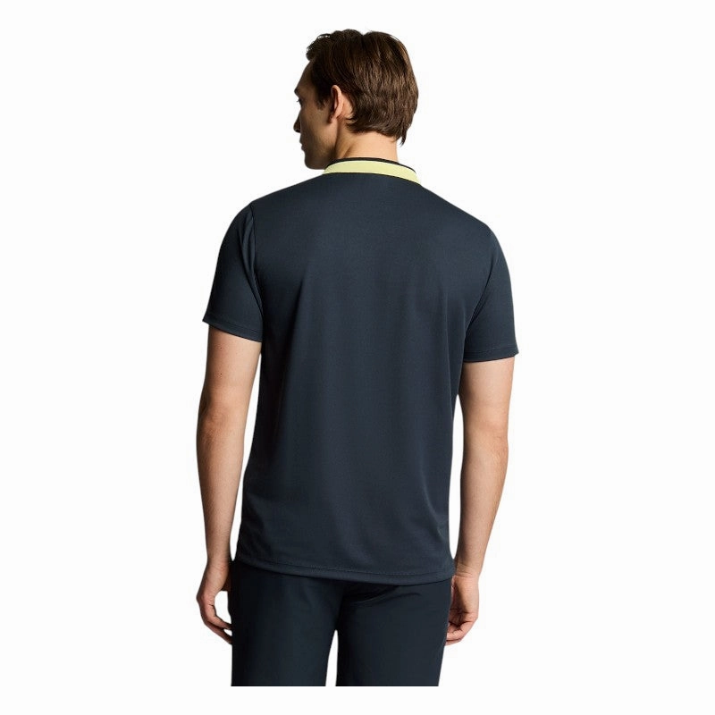 Lyle & Scott Tipped Collar Golf Polo Shirt SP2264G capsule wardrobe piece