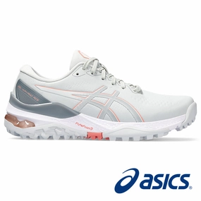 Zoom Fit Asics Women's Gel-Kayano Ace 2 Golf Shoes - Glacier Grey/Guave All Terrain Speed Lace Sneakers, Breathable Sneakers, Lightweight Trail Shoes